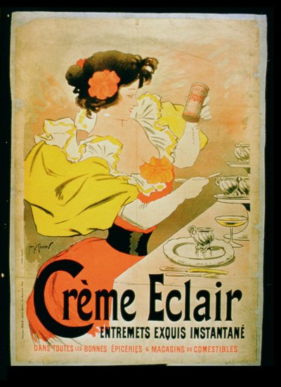 Plakatreklame Creme Eclair Instant Dessert av French School