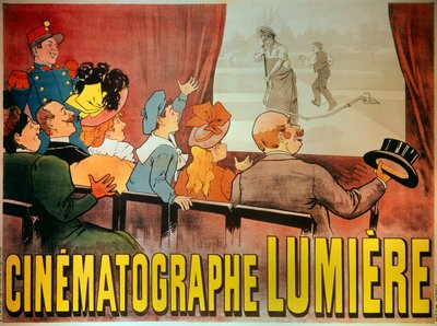 Plakat for kinematografen til Lumiere-brødrene: “” L