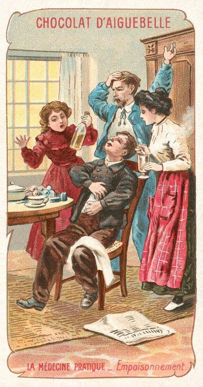 Praktisk medisin - forgiftning (chromolitho) av French School