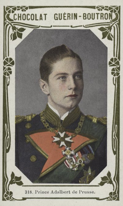 Prins Adalbert de Prusse (farget bilde) av French School