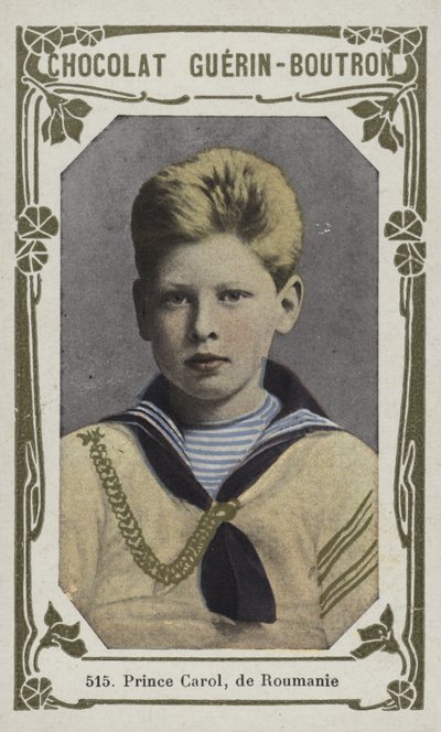Prins Carol av Romania (farget bilde) av French School