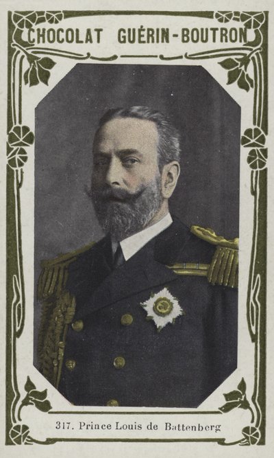 Prins Louis de Battenberg (farget bilde) av French School