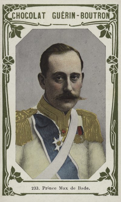 Prins Max de Bade (farget bilde) av French School