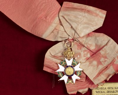Prins Poniatowski (1763-1813) Storkors med Legion of Honor Ribbon, 1811 (gull med hvit og grønn emalje) av French School
