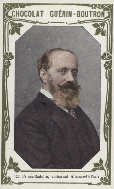 Prins Radolin, tysk ambassadør i Paris (farget bilde) av French School