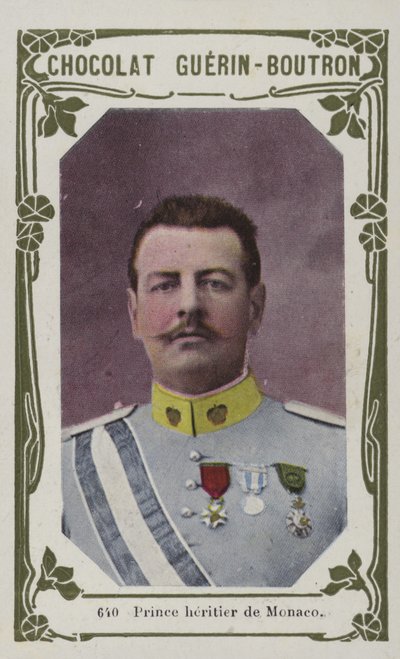 Prince heritier de Monaco (farget bilde) av French School