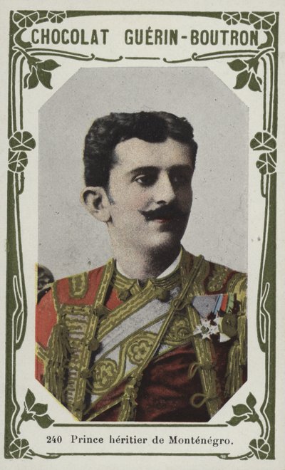 Prince heritier de Montenegro (farget bilde) av French School