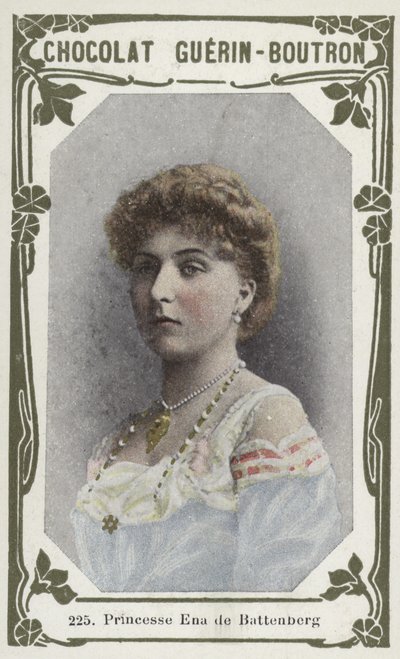 Prinsesse Ena av Battenberg (farget bilde) av French School