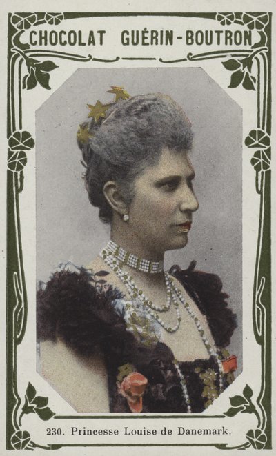 Prinsesse Louise av Danmark (farget bilde) av French School