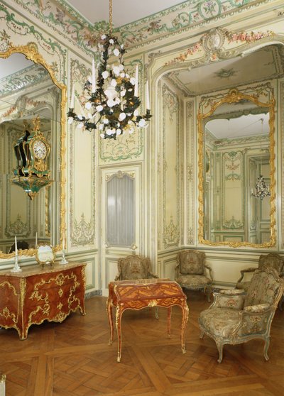 Privat rom til Dauphine Marie-Josephe de Saxe (1731-67) av French School