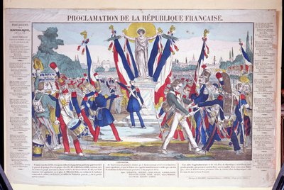 Proklamasjonen av Den franske republikk, 25. februar 1848 av French School