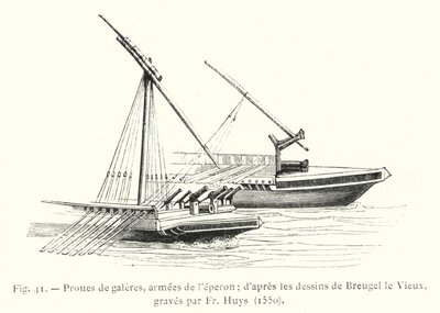 Bysserstaver, sporens hærer; etter tegningene til Breugel le Vieux, gravert av p. Huys av French School