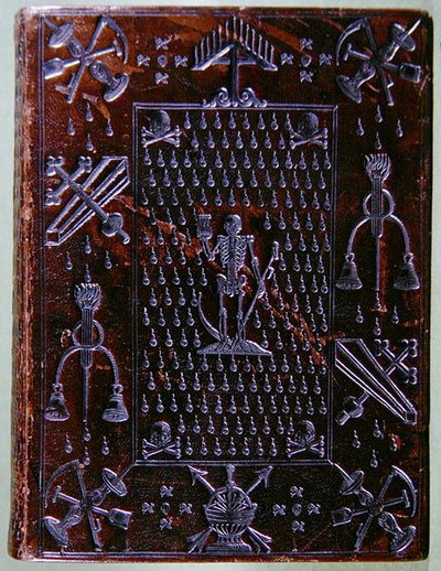Psalter of David, på vei til et medlem av Compagnie des Confreres de la Mort av French School
