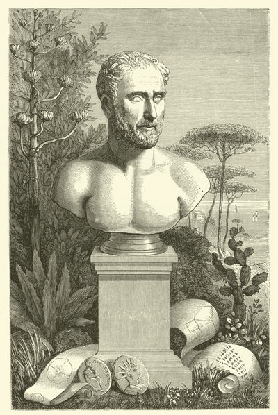 Pythagoras (gravering) av French School