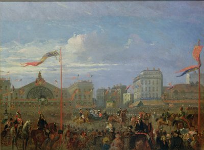 Dronning Victoria (1819-1901) ankommer Gare de l