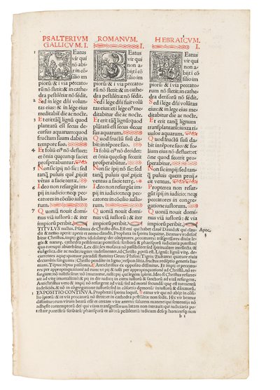 Quincuplex Psalterium, redigert av Jacques Le Fèvre d