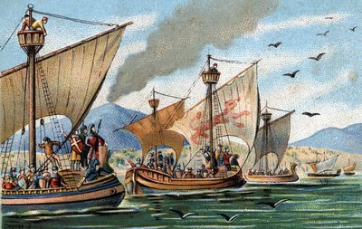 Gjenerobre Øst-Sicilia over arabere: Roger de Hauteville erobrer Puglia og Calabria og aneantiserer Saracen-flåten i Palermo av French School