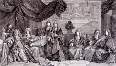 Gjenoppretting av Louis XIV, ca. 1689. av French School