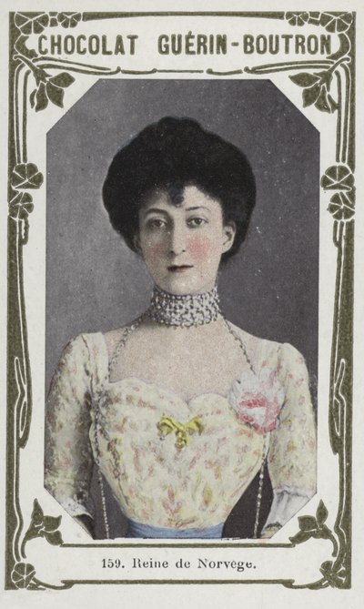 Dronning av Norge (farget bilde) av French School