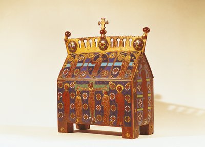 Relikvieskrin, 1100-1200-tallet (metall og emalje) av French School