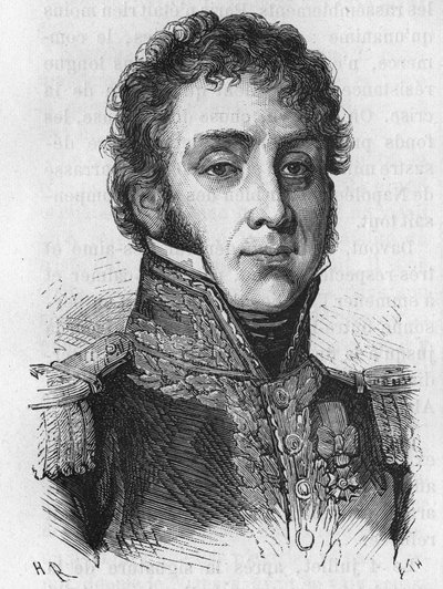 Remy Joseph Isidore Exelmans (eller Exelmans), Marshal and Peer of France (1775-1852) - i "" The History of France"" av Henri Martin av French School