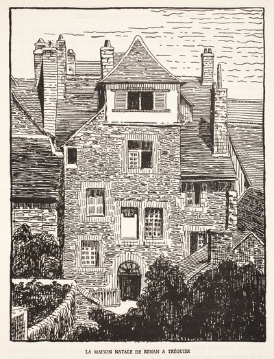 Renans fødested ved Treguier av French School