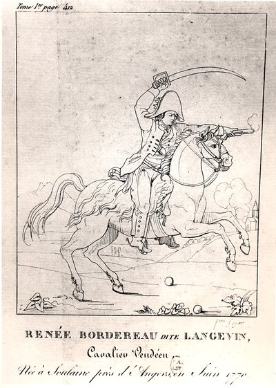 Renee Bordereau, kalt Langevin (1770-1828) av French School
