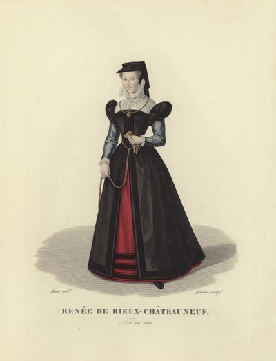 Renee de Rieuf, La Belle Chateauneuf av French School