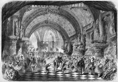 Representation of an opera by the Academy Imperiale de Musique, Paris av French School