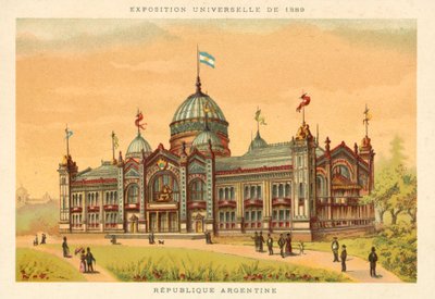 Republikken Argentina, universell utstilling 1889, Paris av French School