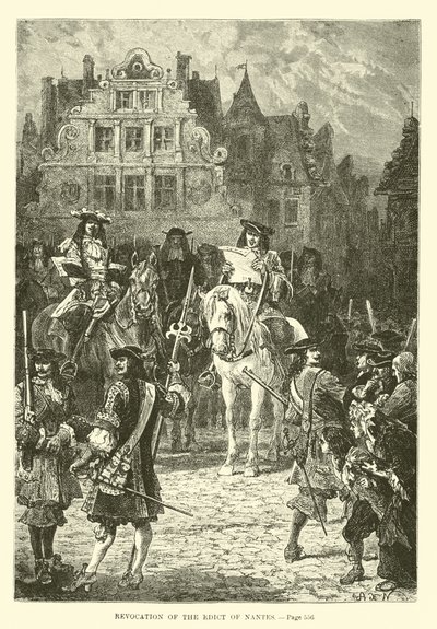 Opphevelse av Ediktet av Nantes av French School