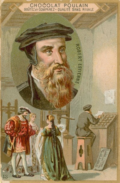 Robert Estienne av French School