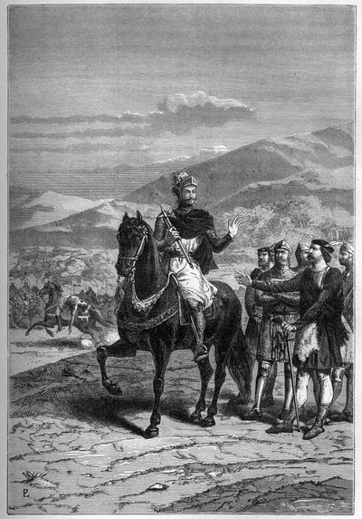 Robert the Bruce før Bannockburn, 1313, Skottland - Robert I av Skottland av French School