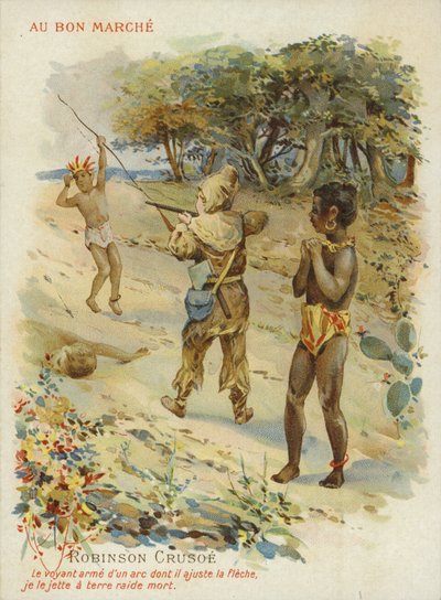 Robinson Crusoe med fredag av French School