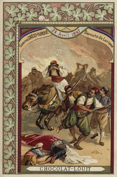Grekernes rutt ved Larissa, gresk-tyrkisk krig, 24. april 1897 av French School