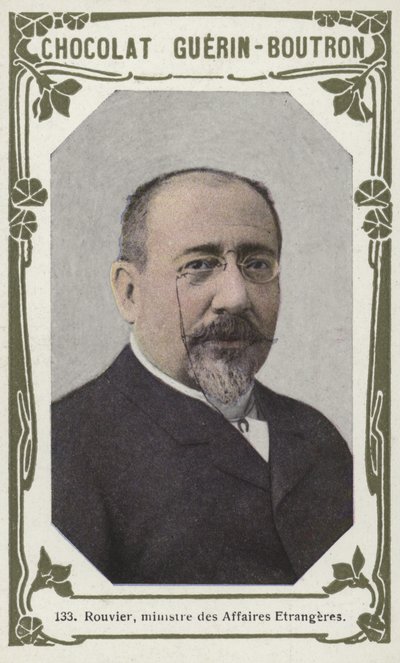 Rouvier, utenriksminister (farget bilde) av French School