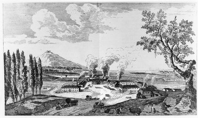 Royal Foundry på Le Creusot i 1787 av French School