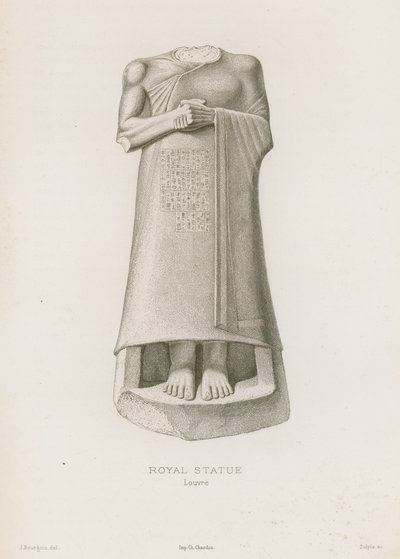 Kongelig statue, Louvre av French School