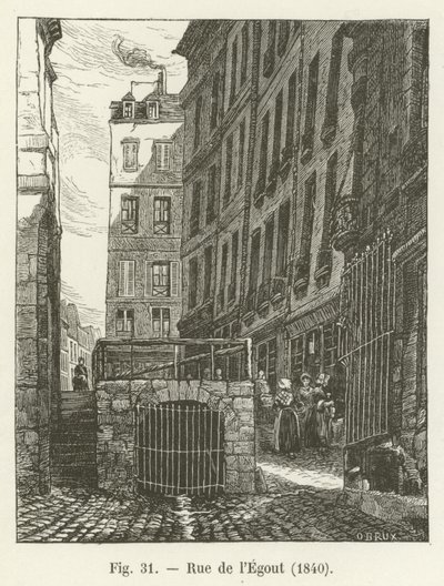 Sewer Street, 1840 av French School