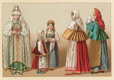 Russland kostyme av French School