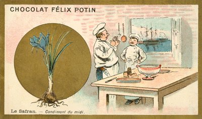 Safran (chromolitho) av French School