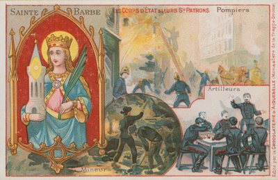 Den hellige Barbara av French School