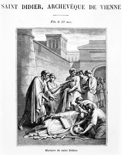 Saint Desideius, erkebiskop av Vienne av French School