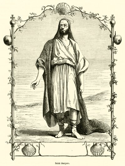 Saint Jacques (gravering) av French School
