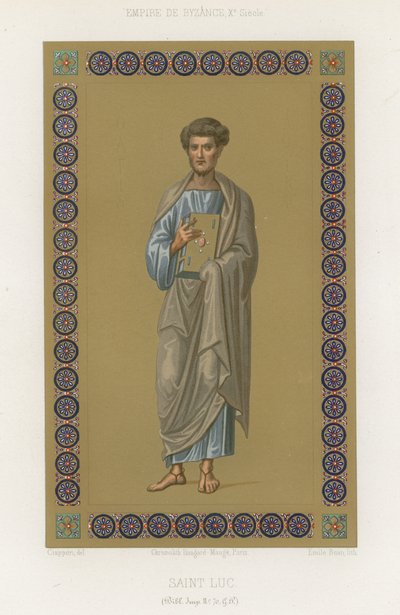 Der heilige Lukas der Evangelist von French School