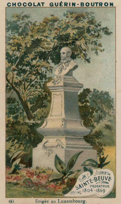 Sainte-Beuve, aktor, 1804-1869, Erigee au Luxembourg av French School