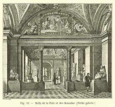Hall of Peace and the Romans, Small Gallery av French School