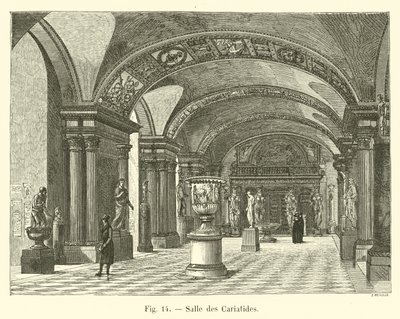 Hall of Caryatids av French School