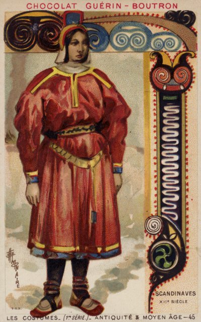 Skandinavisk drakt, 1100-tallet av French School