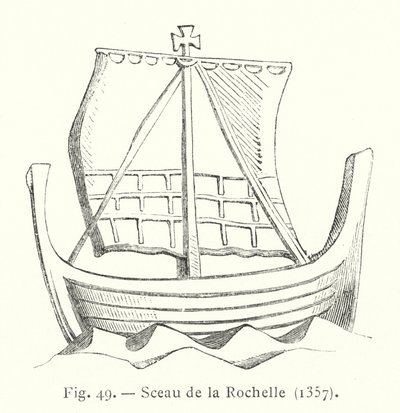 Segl fra La Rochelle av French School